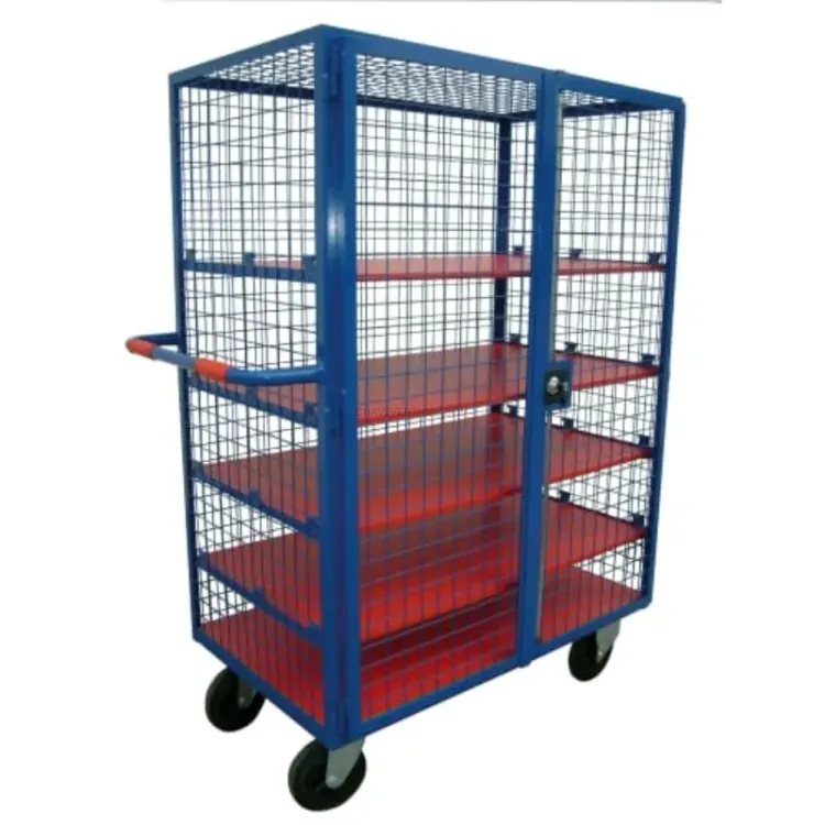 Cesto com Rodas e Prateleiras ND 5 Níveis 600kg