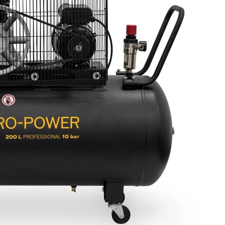 Compressor com correias VITO 200L 10bar 4cv