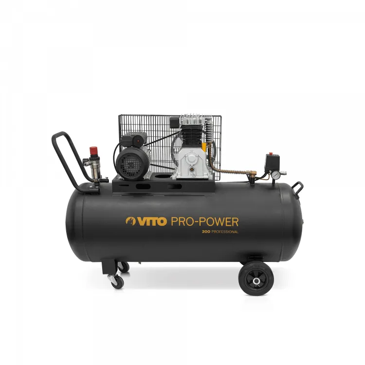 Compressor com correias VITO 200L 10bar 4cv
