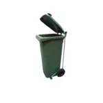 CONTENTOR LIXO VERDE 120LT C/ PEDAL
