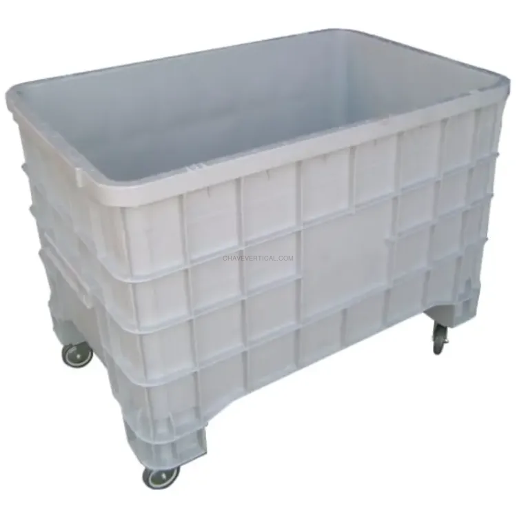 Contentor Plástico com Rodas ND ND 5045-R 1000x640x760mm 300kg Contentor Plástico com Rodas ND ND 5045-R 1000x640x760mm 300kg