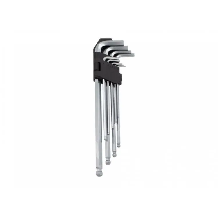 JOGO 9 CHAVES HEXAGONAIS ESFÉRICAS 1.5-10MM KROFTOOLS