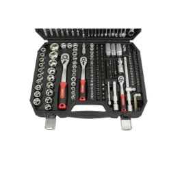 Jogo de Chaves de Caixa 218 Peças 1/4-3/8-1/2 KROFTOOLS