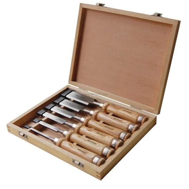 Kit de 6 Cinzéis HSS HOLZMANN SES6TLG 6 a 38 mm