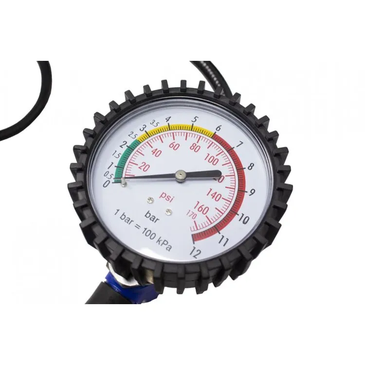 MANOMETRO ENCHER PNEUS 0-170 PSI ALTA PRECISAO KROFTOOLS