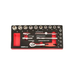 Módulo de Chaves de Caixa KROFTOOLS 3/8 20 Peças 8-24 MM
