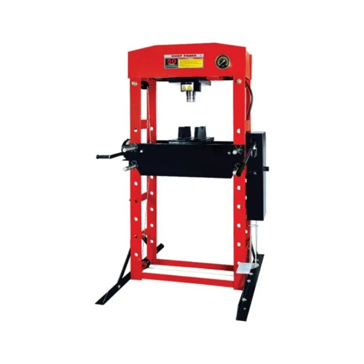 Prensa Hidráulica 50 Toneladas Dupla Velocidade e Pedal KROFTOOLS 50T 68-1048mm 200mm Curso 730mm Largura