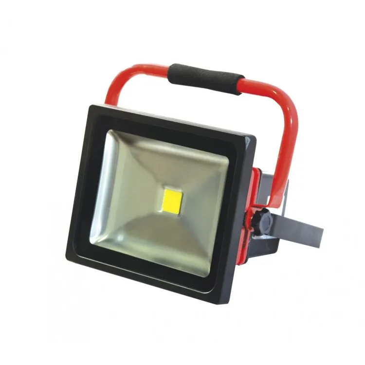 Projetor COB LED Kroftools 50W 3500lm com Bateria