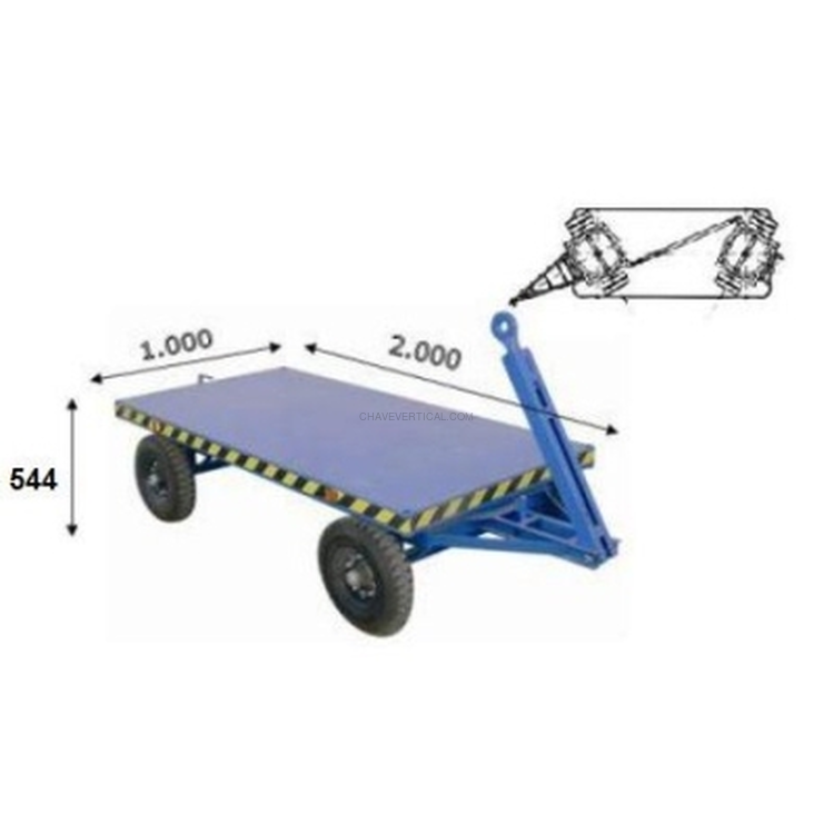 REBOQUE DUPLA 2.000 kg ND