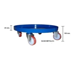 SUPORTE PARA BIDÕES COM RODAS ND