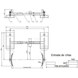 SUPORTE TRANSPORTADOR BIDÕES PLÁSTICO/CHAPA ND