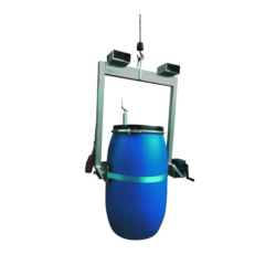 Suporte Virador de Bidões para Grua e Empilhador ND 300kg 360°