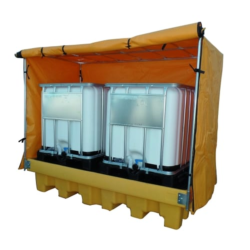 Tina com toldo ND 3086-T 1140L 2500kg 2x1000