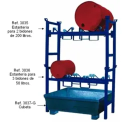 TINA GALVANIZADA 4 BIDÕES S/ REDE ND