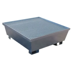 Tina Galvanizada para 4 Bidões ND 1200x1200x327mm 245L