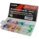 Variedade De Mini Fusíveis Automotivos - 120 Pcs TOOLHUB 9815