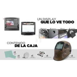 MÁSCARA SOLDADURA HELLMET STEAMPUNK SOLTER