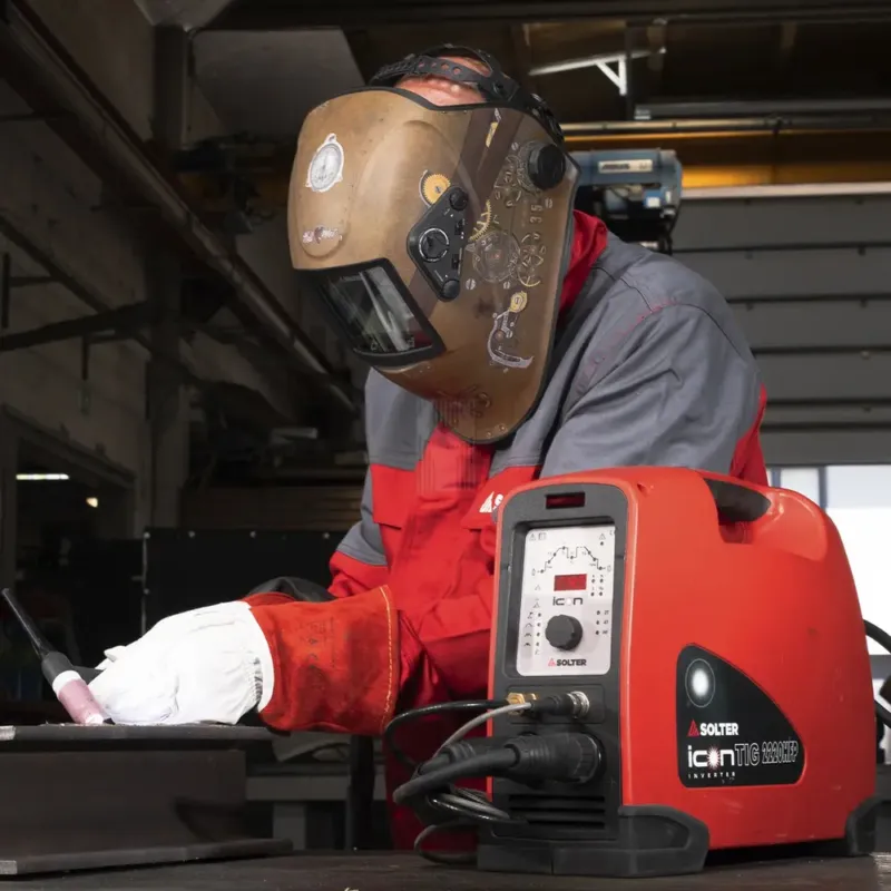 MÁSCARA SOLDADURA HELLMET STEAMPUNK SOLTER