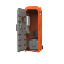 WC Portátil com Sanita Turca e Chuveiro SIRL 70L 8L Polietileno 1000x790x2200mm