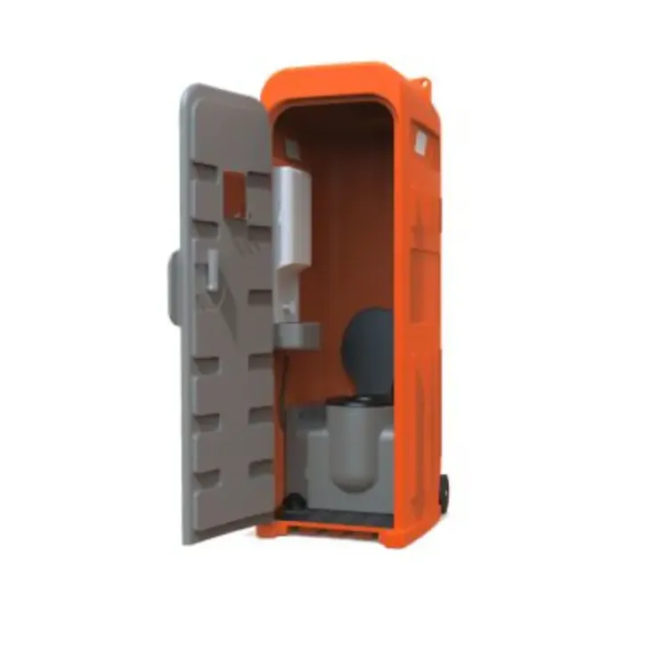 WC Portátil com Sanita Turca e Chuveiro SIRL 70L 8L Polietileno 1000x790x2200mm