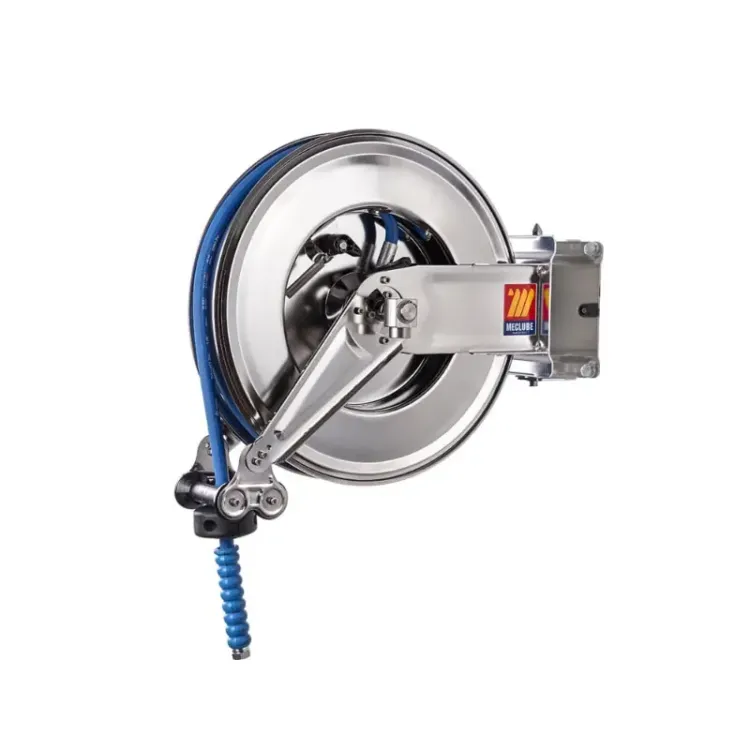 Enrolador Inox 304 Articulado Meclube SX-460 18m 3/8" 200bar