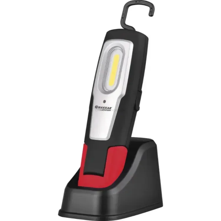 LANTERNA OFICINA LED 600 LM ARTICULADA E RECARREGÁVEL DRAKKAR