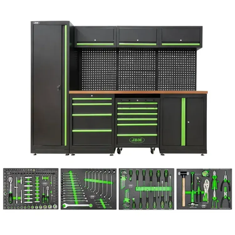 Conjunto de Móveis Modulares para Oficina JBM 18 Peças com Ferramentas