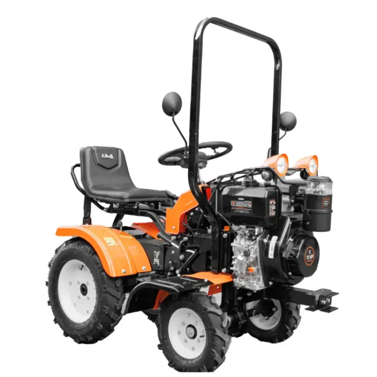 MINI-TRATOR CULTIVADOR A DIESEL C/ ARRANQUE ELÉTRICO