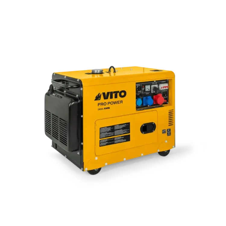 Gerador Diesel 8 KVA Trifásico Silencioso VITO 498cc Euro 5