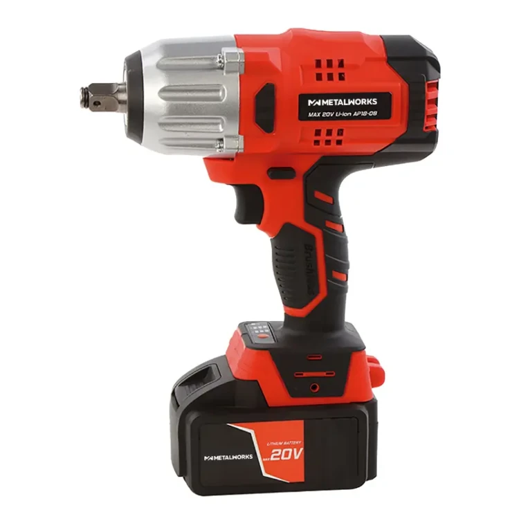 Jogo de Chaves de Impacto BT06E METALWORKS 20V 600Nm 1/2"