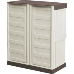 ARMÁRIO PVC 2 PORTAS 1 PRATELEIRA