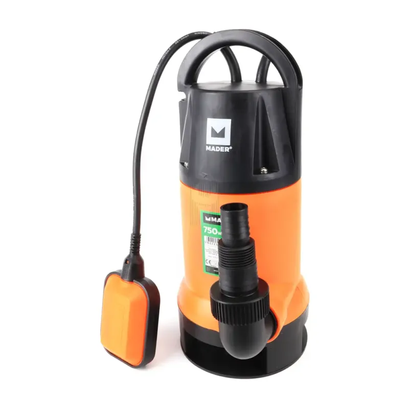 BOMBA SUBMERSÍVEL ÁGUAS SUJAS 750W 13000L/H MADER