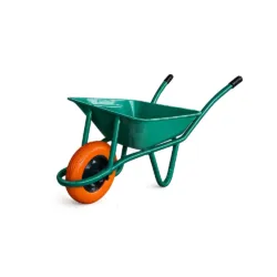 CARRO DE MÃO SOLDADO C/ RODA ANTI-FURO IBIZA VERDE