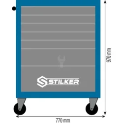 Carro de Oficina STILKER 7 Gavetas 300kg