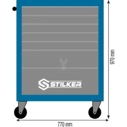 CARRO OFICINA 7 GAVETAS STILKER