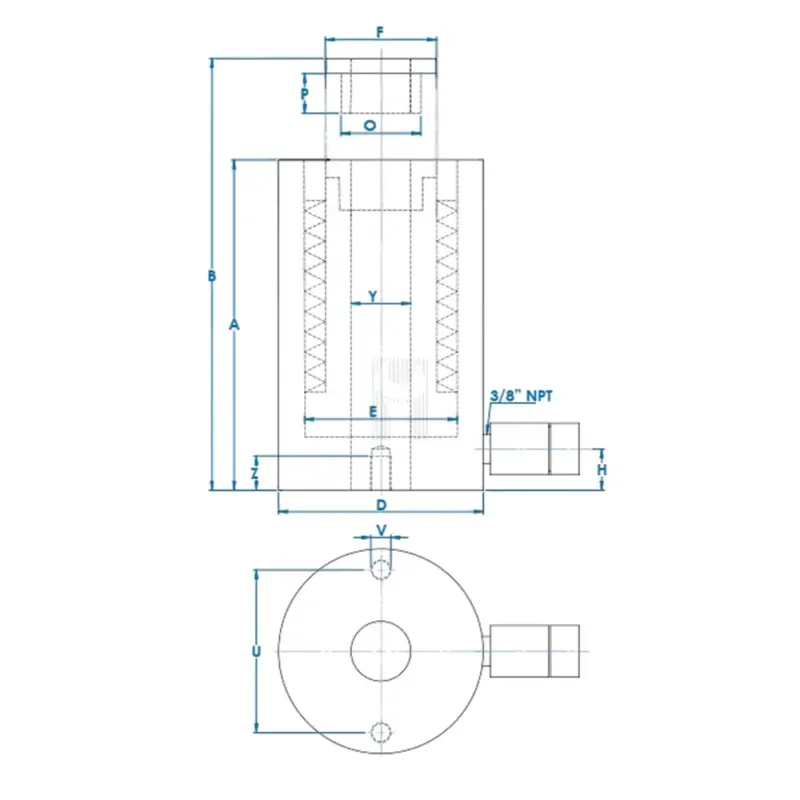 CILINDRO 20.2T RH02015 GCH HYDRAULIC