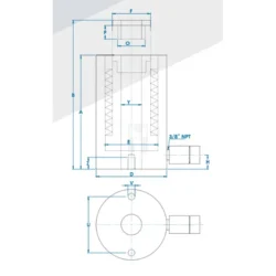CILINDRO 28.9T RH03015 GCH HYDRAULIC