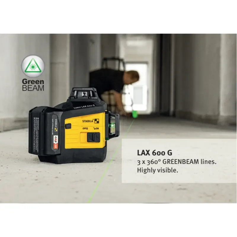 LASER MULTILINHAS LAX 600 NIVEL 3X360º STABILA