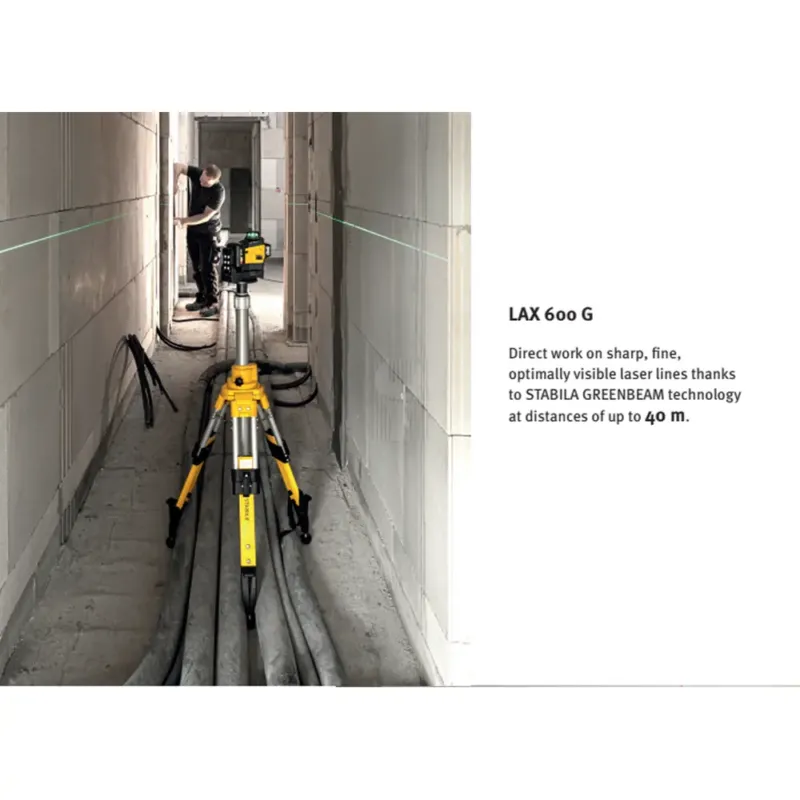 LASER MULTILINHAS LAX 600 NIVEL 3X360º STABILA