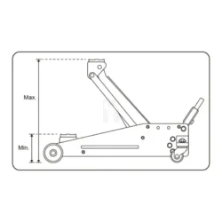 MACACO DE RODAS ALUMÍNIO 3T KING TONY