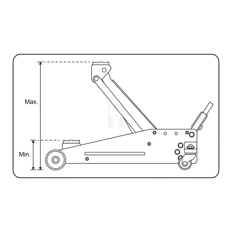 MACACO DE RODAS ALUMÍNIO 3T KING TONY
