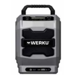 RÁDIO TRABALHO SEM FIOS 20V BLUETOOTH WERKU