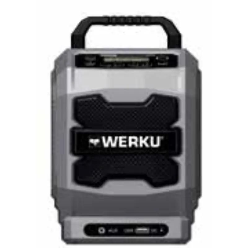 RÁDIO TRABALHO SEM FIOS 20V BLUETOOTH WERKU RÁDIO TRABALHO SEM FIOS 20V BLUETOOTH WERKU
