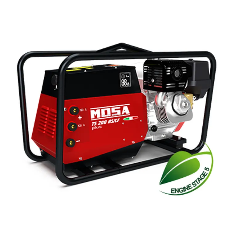 Motosoldadora MOSA TS 200 BS/CF 190 A 6 kVA 400 V