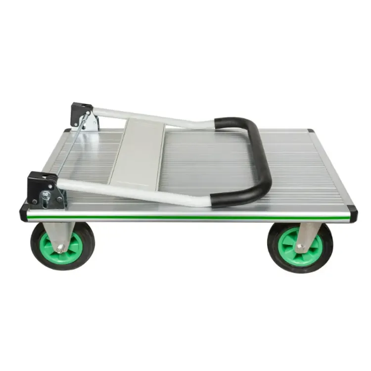 CARRO DOBRÁVEL COM PLATAFORMA DE ALUMÍNIO 300KG JBM