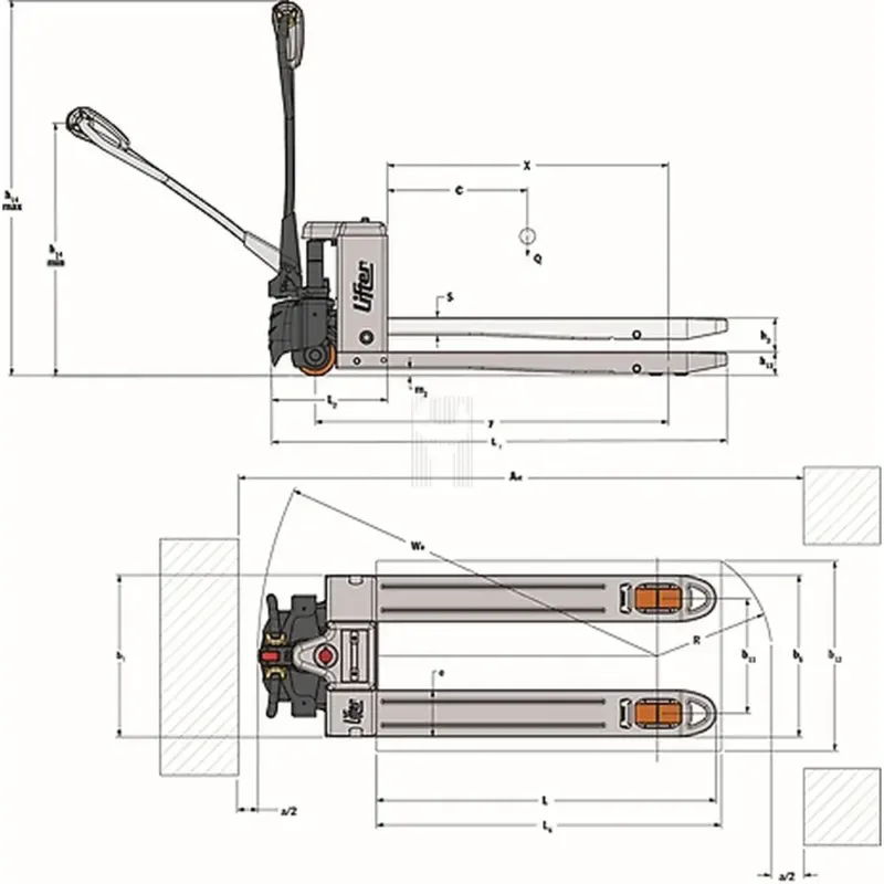 PORTA-PALETES ELÉTRICO EY20L PRAMAC