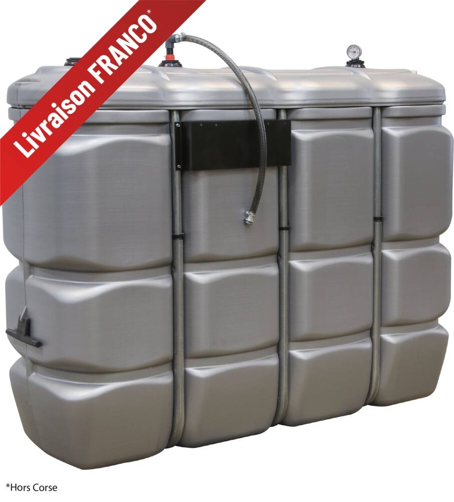 Depósito de Gasóleo PEHD SCHUTZ 2000 L Dupla Parede Pré-equipado