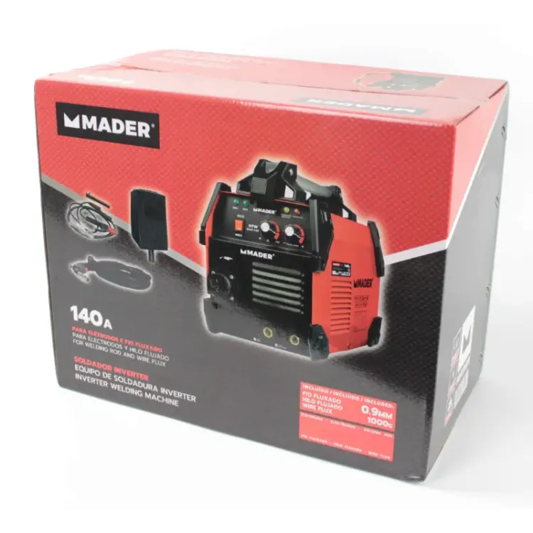 Soldador Inverter MADER 3IN1140A MIG MMA 140A