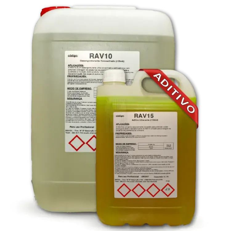 ADITIVO PARA DESENGORDURANTE DE ULTRA SONS (5LT) NOVO | RAV15