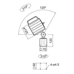 CANDEEIRO LED  MWG 6-100 OPTIMUM